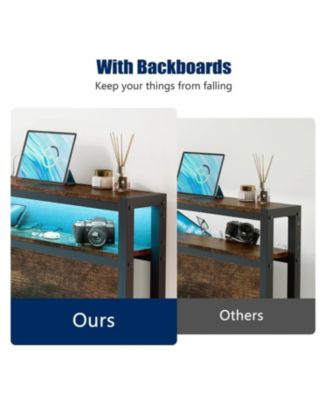 Metal Bed Frame with LED, Heavy Duty, Noise Free