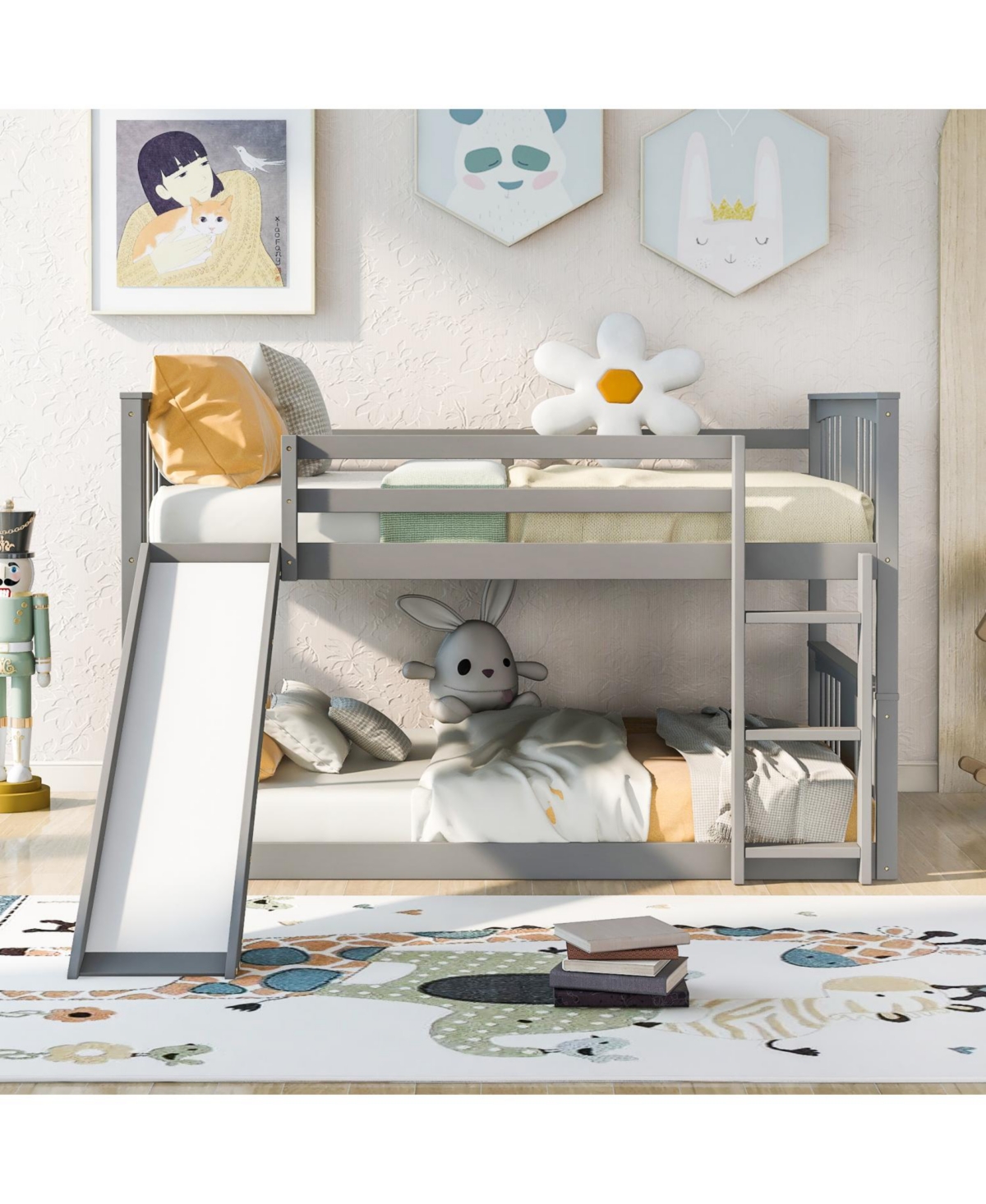 Streamdale Furniture Full Over Full Bunk Bed with Ladder