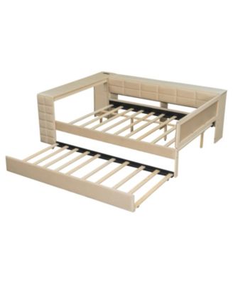 Streamdale Upholstered Platform Bed with Storage, Desk, Trundle