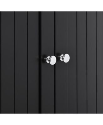 Corner Cabinet with Doors & Shelves