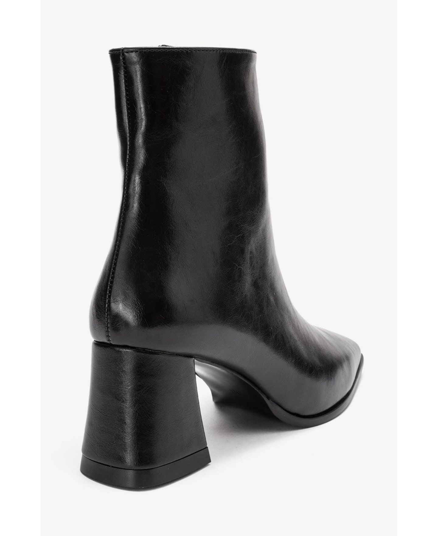 Женские ботинки Prologue Shoes Arven Block Heel Boot, цвет: Чёрная искусственная кожа — фото 4