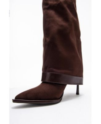 Women's Elva Buckle Strap Knee High Boot