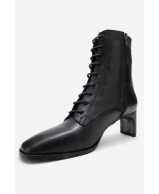 Women's Sudy Leather Lace Up Boot
