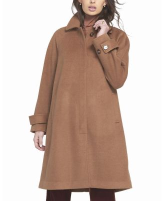 Women's Melton Coat Teddy
