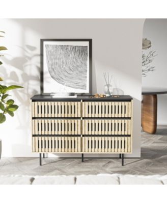 Dresser & Armoires Modern 6-Drawer Bedroom Storage Cabinet