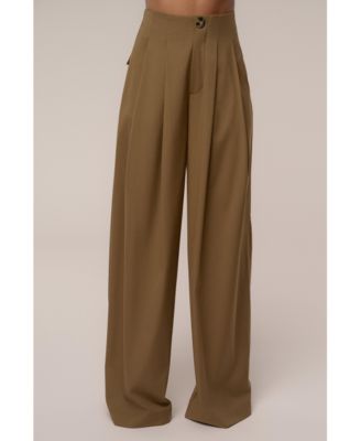 Women's Polished Pleat Trouser
