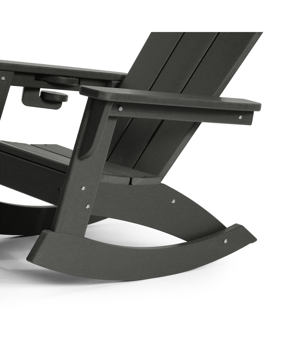 WestinTrends Outdoor Hdpe Plastic Preschool Toddler Classic Adirondack Rocking Chairs