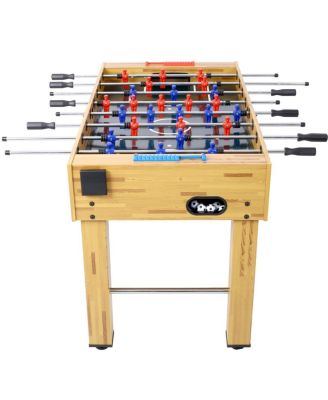 Rbied MDF Foosball Table with Steel Rods,  Modern Foosball Table with Non-Slip Handles for Adults, Indoor Soccer Game Table