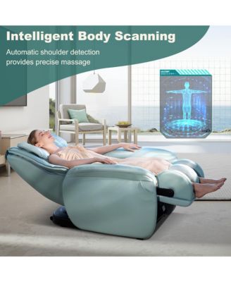 Massage Chair Full Body SL Track Zero Gravity with  Pillow Reversible Footrest Heat