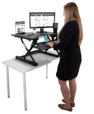High Rise Height Adjustable Sit-Stand Workstation, 31" Wide