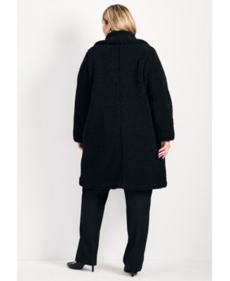 Women's Teddy Longline Coat