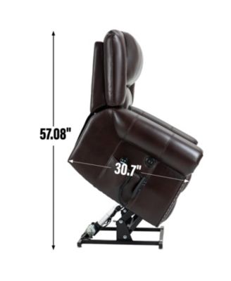  350 lbs Power Lift Recliner with Heat Massage