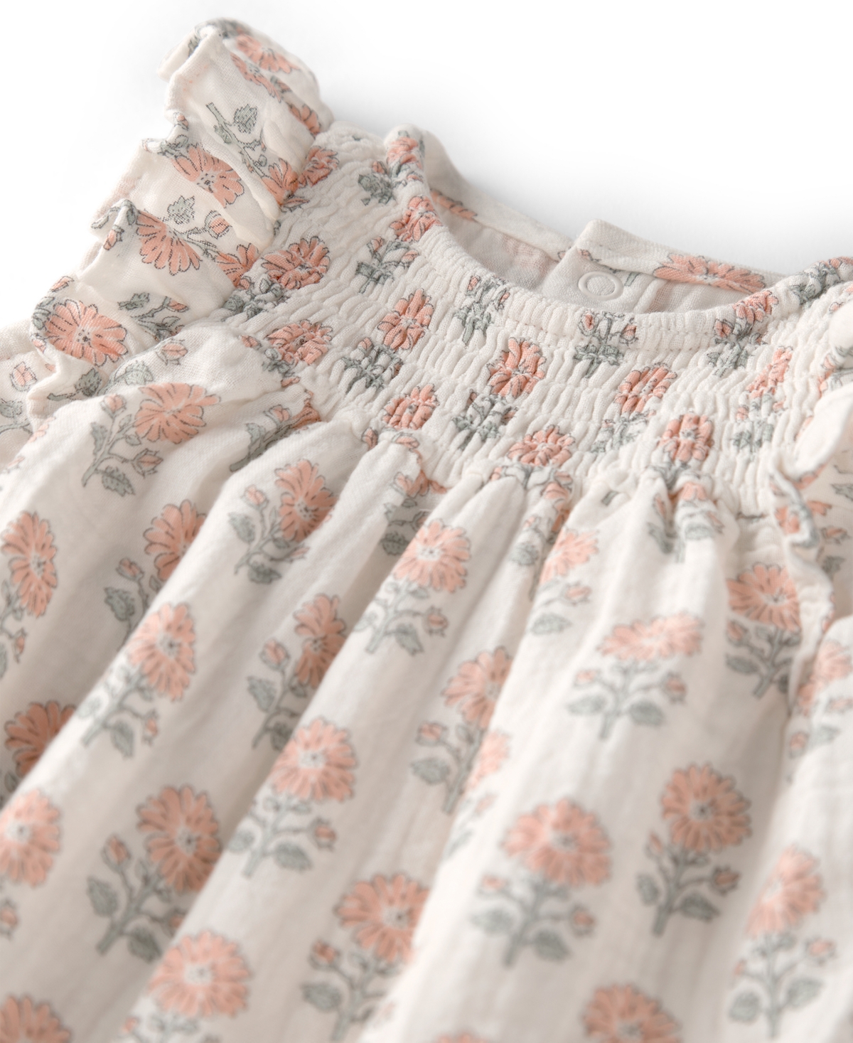 Little Planet by Carter's Baby Girls' Floral Round Neck Jumpsuit