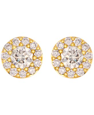 Nude Diamond Stud Earrings (1.02 ct. t.w.) in 14k Honey Gold