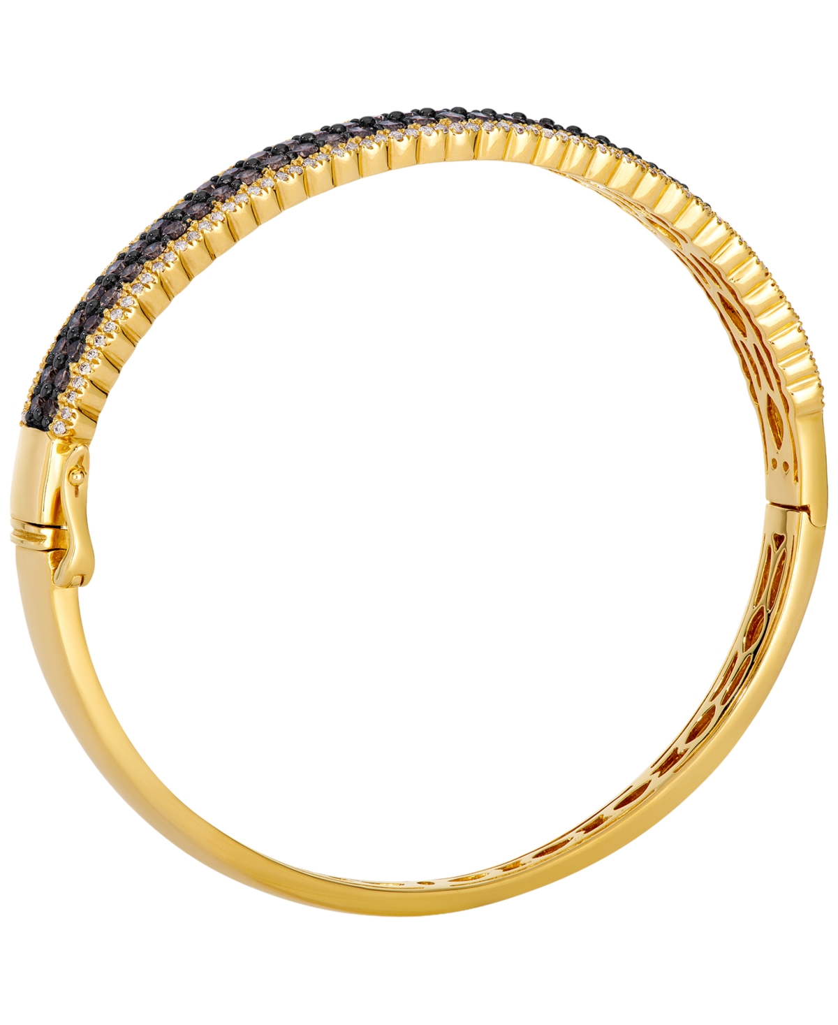 Le Vian Chocolate Diamond (3.00 ct. t.w.) & Nude Diamond (0.69 ct. t.w.) Bangle in 14k Honey Gold