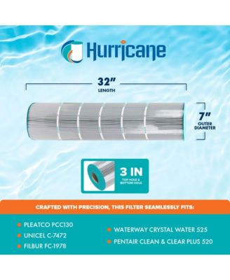 4 Pack HF7472-04 Advanced Pool and Spa Filter Cartridge Replacement