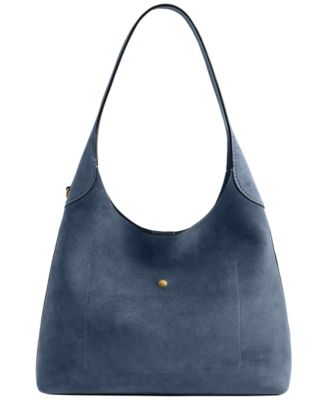 Brooklyn Medium Suede Shoulder Bag 34