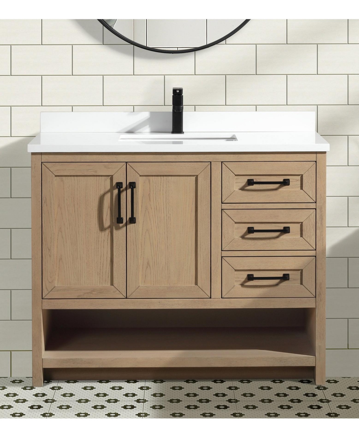 Ari Bath, Venice 42", Oak Finish