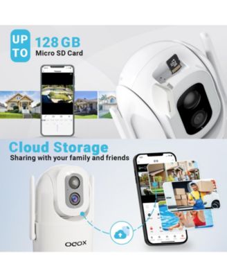 E15 2K Solar Outdoor Wi-Fi Security Camera with Pan-Tilt, Night Vision & Motion Detection