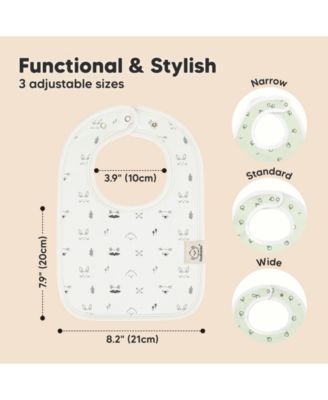 8-Pack Coast Baby Bibs for Boy, Girl, Drool Bibs, Baby Bib for Girls, Boys