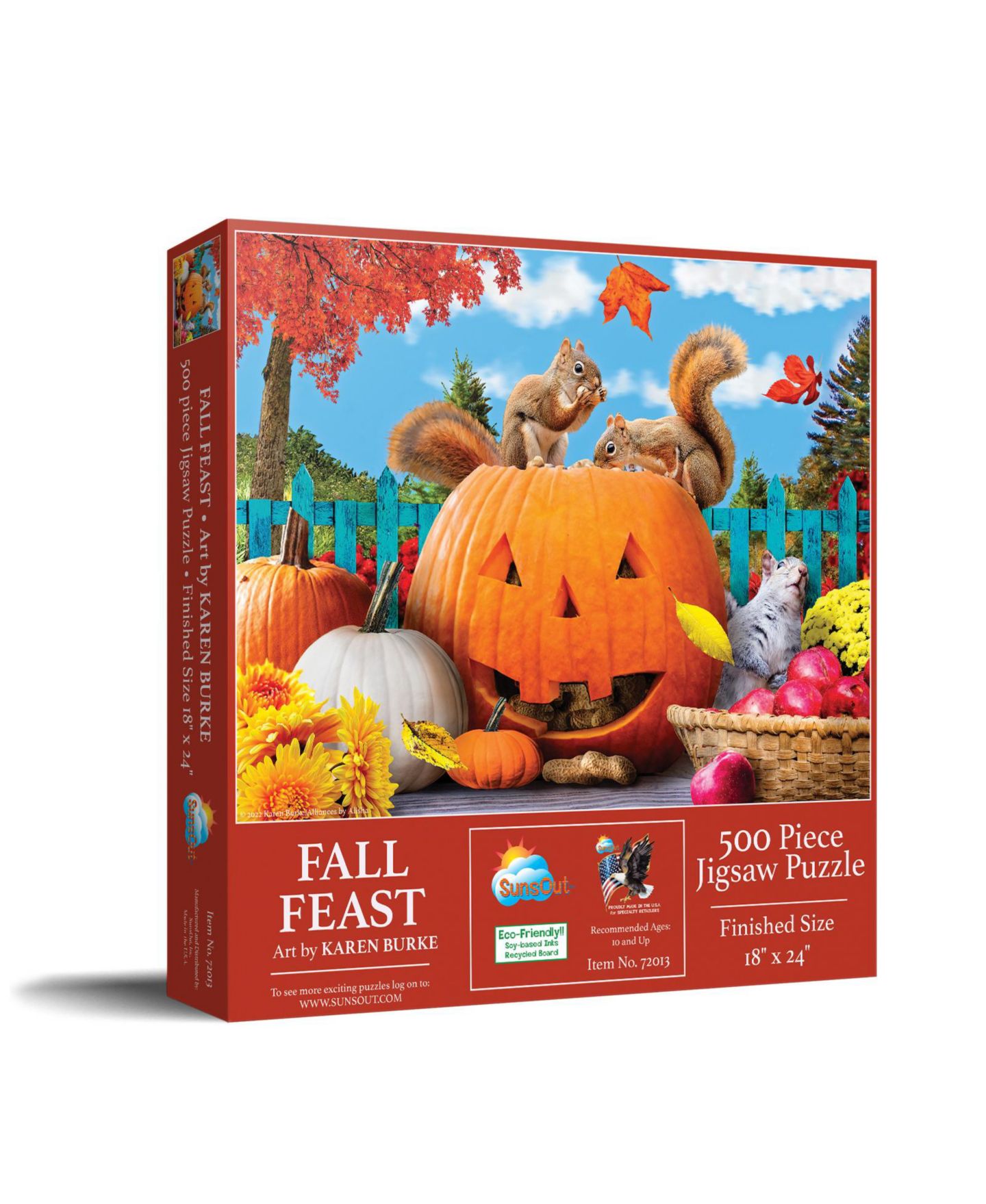 Детский пазл SunsOut Fall Feast 500-Piece Jigsaw Puzzle, от 10 лет — фото 1