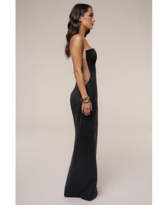 Women's Madison Suede Maxi Dress