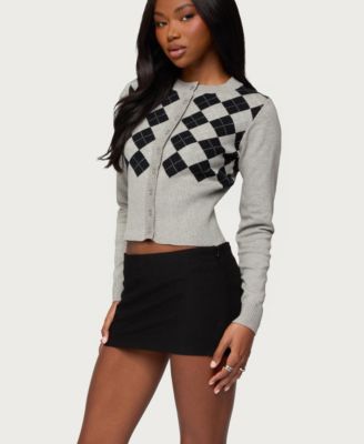 Women's Noya Argyle Knit Cardigan