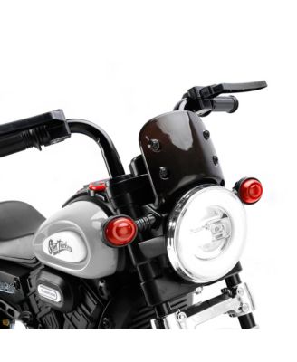 Dual 6V Kids Ride-On Motorcycle, 3-Wheel Toy with Forward/Reverse & Sounds for Ages 1-5