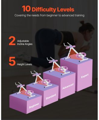 AB Workout Machine 330 LB Capacity Core Trainer Foldable Home Gym Equipment