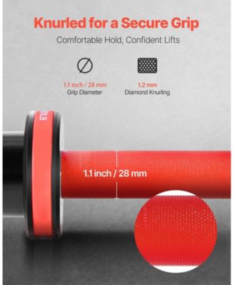 SUGFIT 7FT Barbell Bar 2-Inch Olympic Weight Bar Knurled Grip 1000 LB Capacity