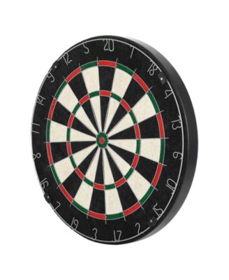 Dartboard Set with 6 Darts and Score Kit 17.7" Self-Healing Sisal Board
