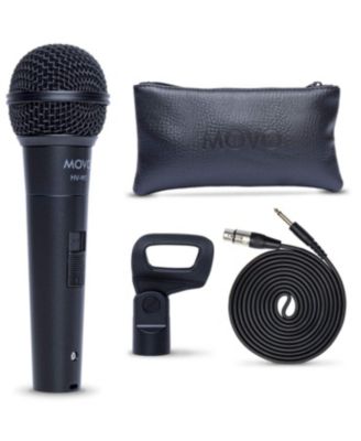 HV-M5 Dynamic XLR Cardioid Vocal Microphone with Internal Shockmount and Windscreen