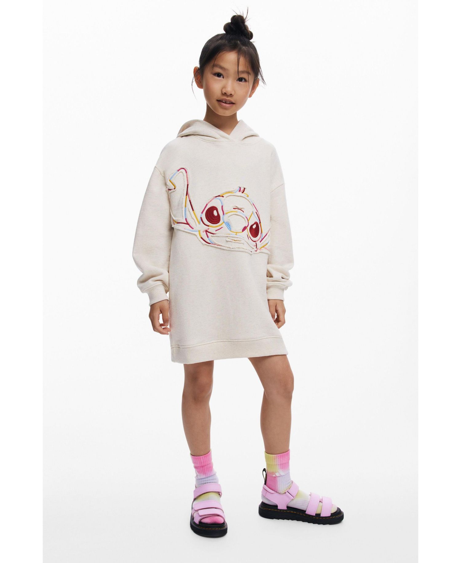 Little Girls's Stitch sweatshirt dress