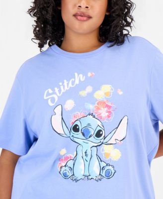 Trendy Plus Size Stitch Short-Sleeve T-Shirt
