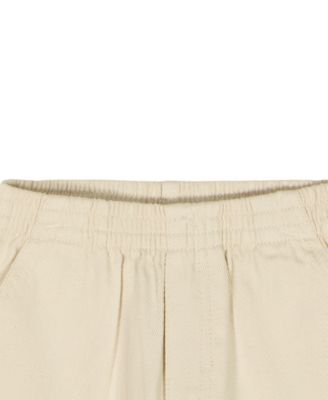 Boys' 2T-7 Slub Pique Polo Shirt and Denim Shorts, 2-Piece Set