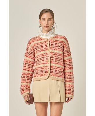 Women's Textured Stripe Jacket