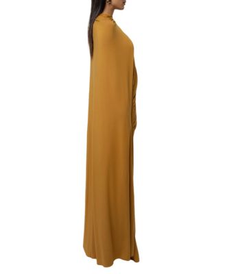 Women's Draped Elegance Cape Dress
