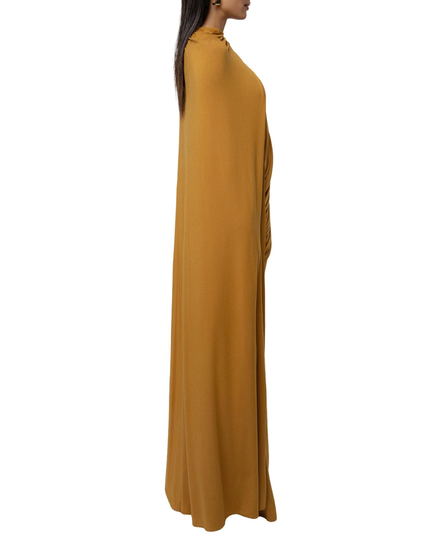 Women's Draped Elegance Cape Dress