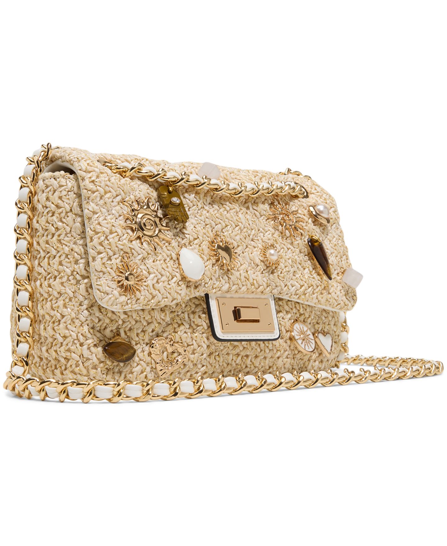 Женская сумка ALDO Goldensunn Small Crossbody, цвет: Натуральный — фото 3