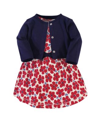 Natural Cotton Dress and Cardigan