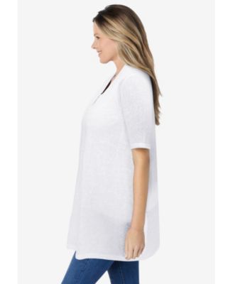 Plus Size Within Lightweight Open Front Cardigan Sweater
