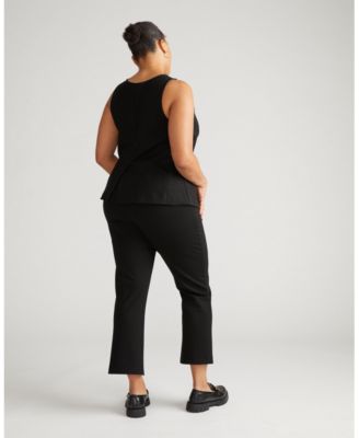 Plus Size Amaya Ponte Kick Flare Pants