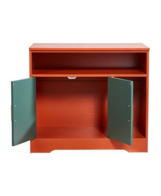 Modern Wooden Litter Box Enclosure with Storage Shelf