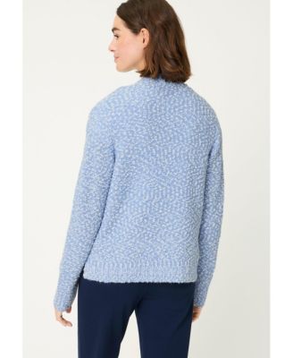 Women's Two-Tone Boucle Cardigan