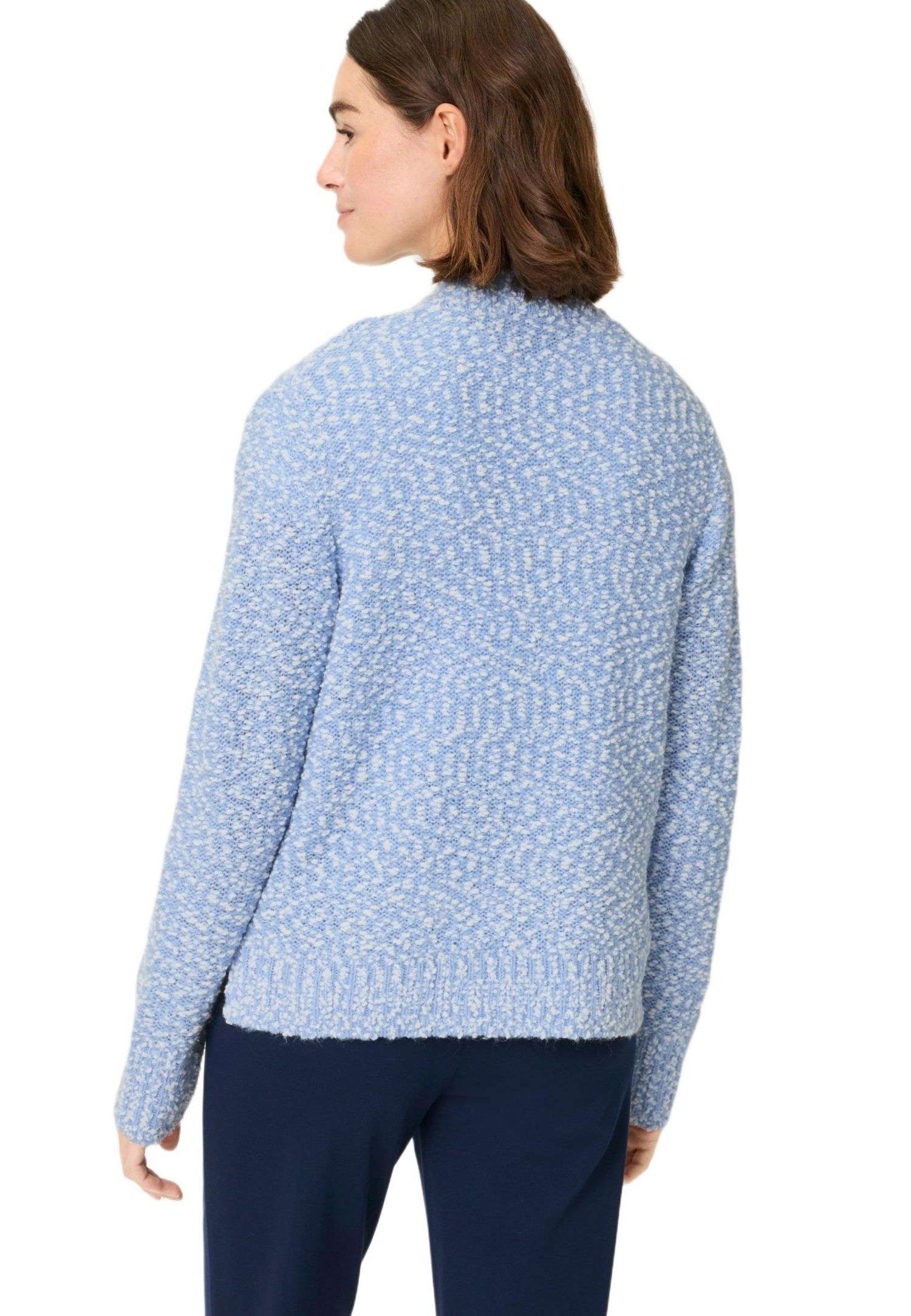 Women's Two-Tone Boucle Cardigan