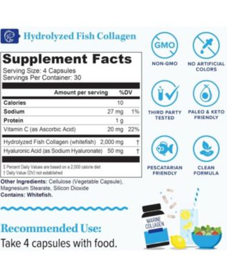 Marine Collagen Capsules, 120ct