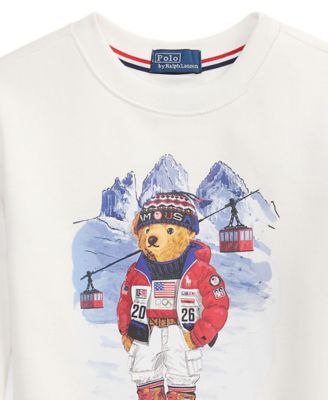 Boys 2-7 Team USA Polo Bear Graphic Print Sweatshirt