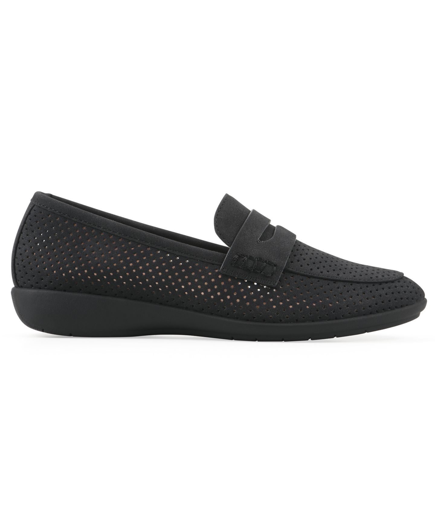 Женские туфли Cliffs by White Mountain Samson Slip-On, цвет: Чёрный нубуковый — фото 2