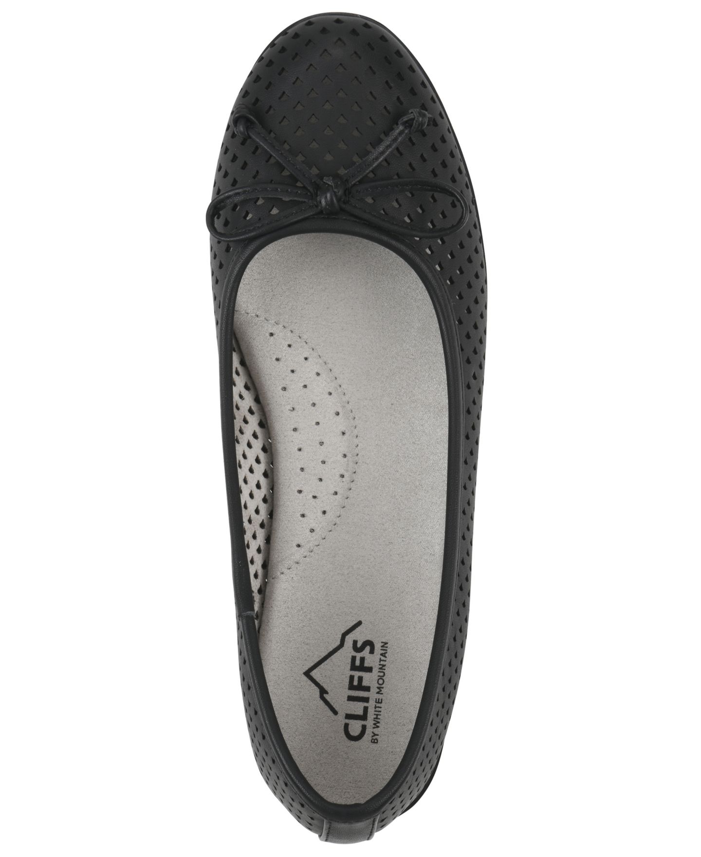 Женские балетки Cliffs by White Mountain Carris Ballet Flats, цвет: Чёрный гладкий — фото 4