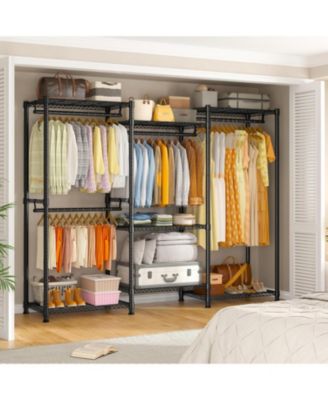 900 lbs Load Heavy Duty Freestanding Portable Clothes Rack Closet Organizer
